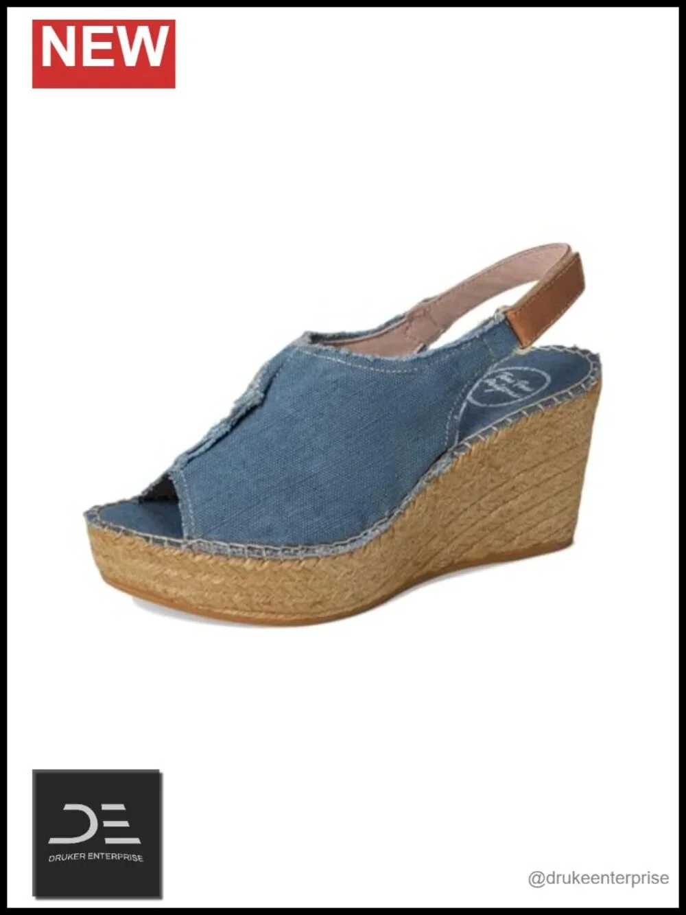 Toni Pons Lugano Wedge Sandals Leather Espadrille Slingback